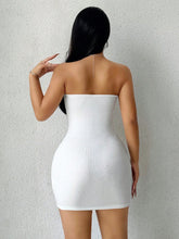 SXY Black And White Color Block Splicing Dress For Spring